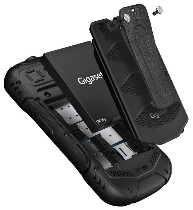 0,128 GB 4G Smartphone 6,1 cm (2.4 Zoll 2 MP Einzelne Kamera Kamera Dual Sim Nicht verfügbar  GLX8 Active (Schwarz) 