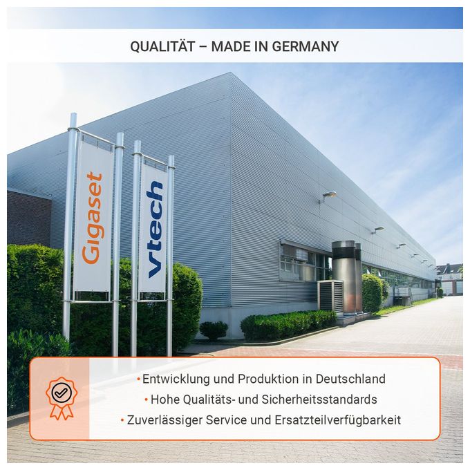 Analoges/DECT-Telefon  Easy 500 (Schwarz, Silber) 