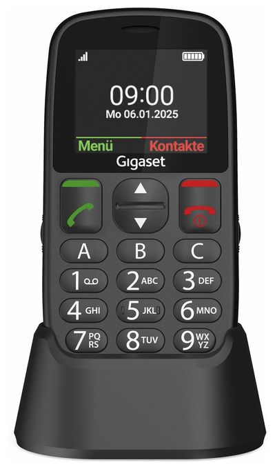 2G Smartphone 5,59 cm (2.2 Zoll) 0,3 MP Single SIM  GL395 (Schwarz) 