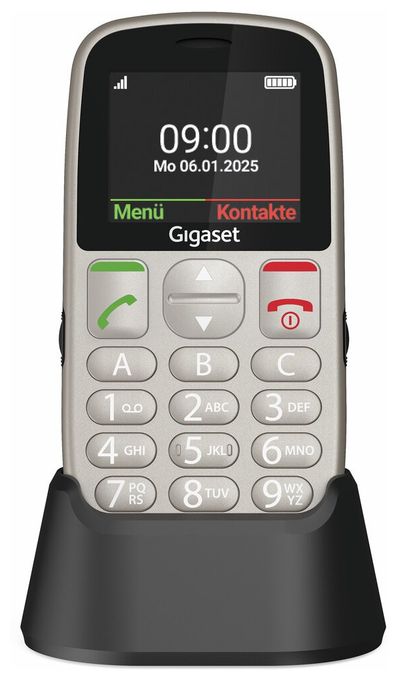 2G Smartphone 5,59 cm (2.2 Zoll) 0,3 MP Single SIM (Titanium silver) GL395 
