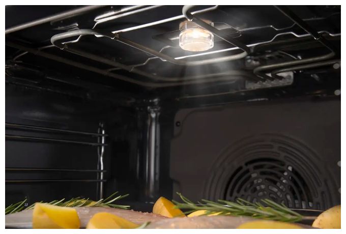 Einbaubackofen maxi Dampfgaren AutoClean (Schwarz) BPS6737E14BG 