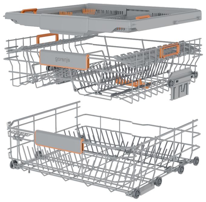 60 cm Geschirrspüler vollintegriert (ohne Front) Leise 16 Maßgedecke Auto Open GV663A66 