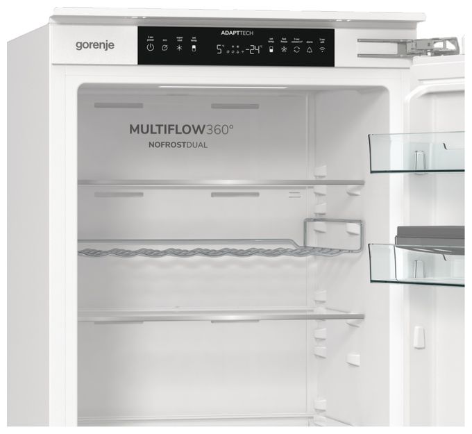 176 l / 76 l Einbau Kühl-/Gefrierkombination 150 kWh NoFrost NRKI517C62WF 