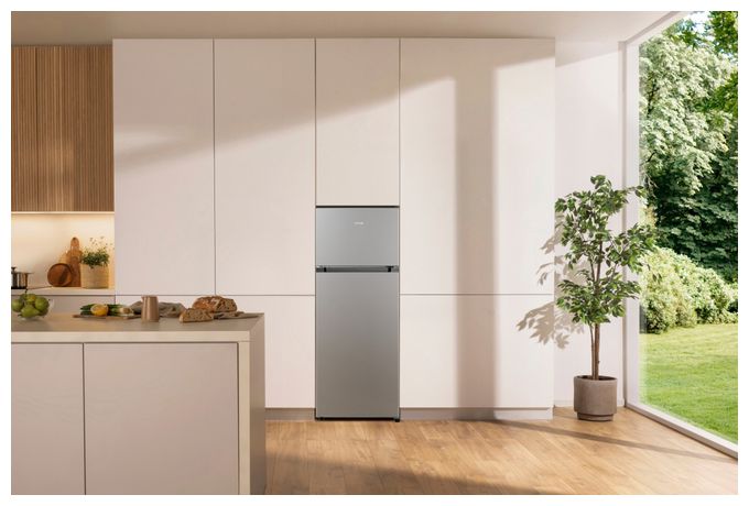 165 l / 41 l Kühl-Gefrierkombi freistehend 141 kWh Jahr  RF414DPS4SI (Grau) 