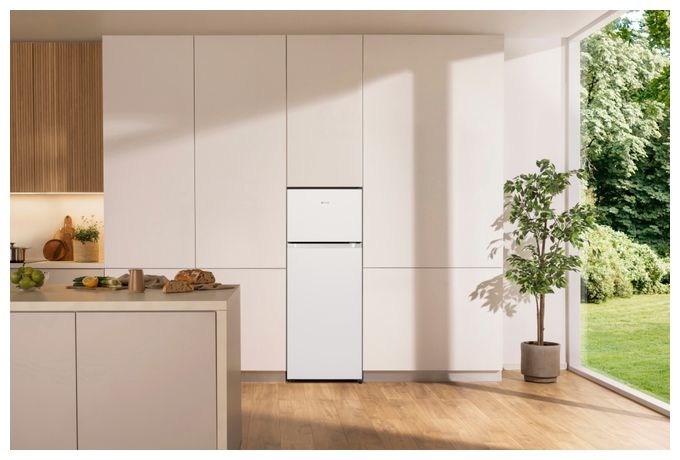 165 l / 41 l Kühl-Gefrierkombi freistehend 141 kWh Jahr  RF414DPW4BE (Weiß) 
