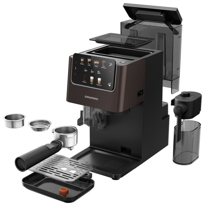 Siebträger Kaffeemaschine 20 bar 1688 W  KSM8530 (Schwarz, Braun) 