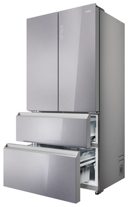 Side-by-Side Kühl-/ Gefrierkombination 449 l / 254 l 365 kWh NoFrost 1900 mm x 905 mm  HFR79F19EFGK (Edelstahl) 
