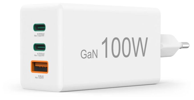00201997 Schnellladegerät max 100W, 2xUSB-C, 1xUSB-A 
