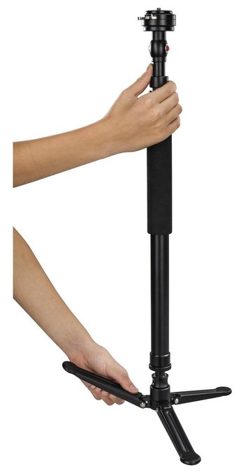 Stativ  004468 Monostand Smooth 155 Click (Schwarz, Rose) 