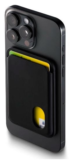 Kartenhalter für Apple iPhone 12/13/14/15/16  123773 Fantastic Feel (Schwarz) 