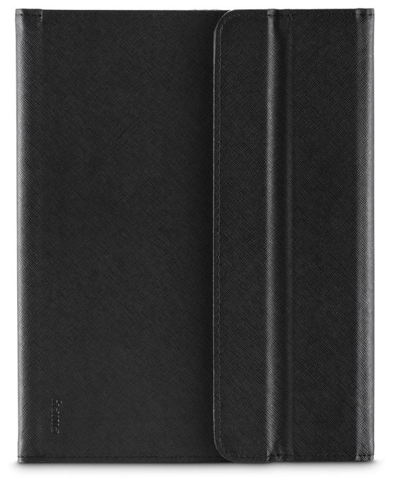 Folio aus Kunstleder für Jede Marke bis 27,9 cm (11") Staubresistent, Kratzresistent mit Magnetisch (Schwarz, Grau) 125137 Travel 500 