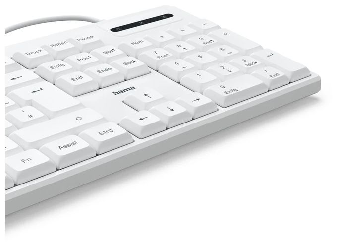 Heimbüro Tastatur USB  173053 CK-200 (Weiß) 