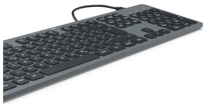 Heimbüro Tastatur USB (Schwarz, Dunkles Grau) 173058 CK-400 