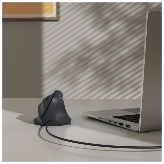 1800 DPI Büro Maus Optisch  173086 ECM-500R (Schwarz) 
