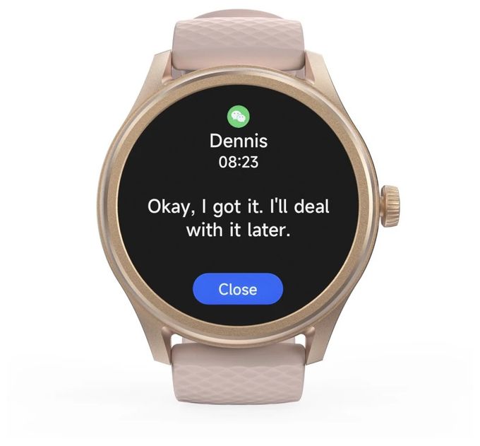Digital 46 mm Smartwatch Rund IP68  178616 5010 (Roségold) 