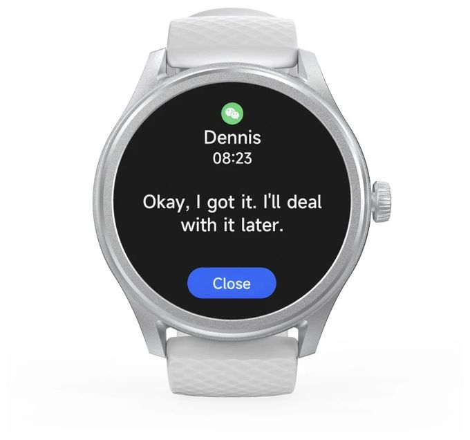 Digital 46 mm Smartwatch Rund IP68  178617 5010 (Silber) 
