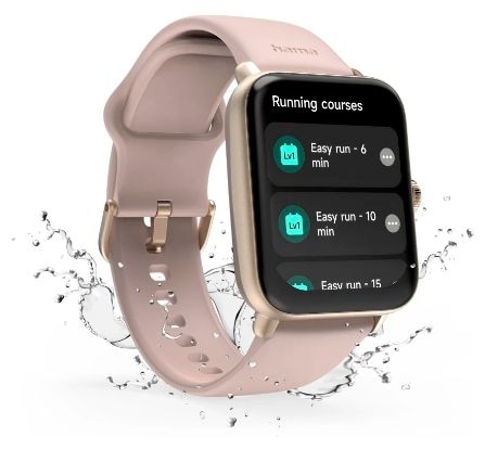 Digital 44 mm Smartwatch Quadratisch IP68 168 h  178620 6010 (Rose, Roségold) 