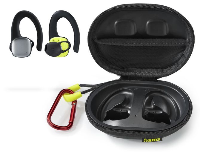 In-Ear Bluetooth Kopfhörer Kabellos TWS 7 h Laufzeit  184113 Spirit Athletics TW (Schwarz) 