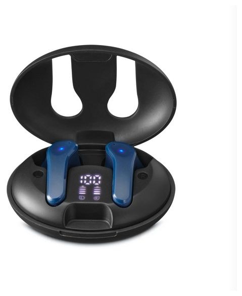 In-Ear Bluetooth Kopfhörer Kabellos TWS 16 h Laufzeit  184169 Spirit Unchained (Schwarz, Blau) 
