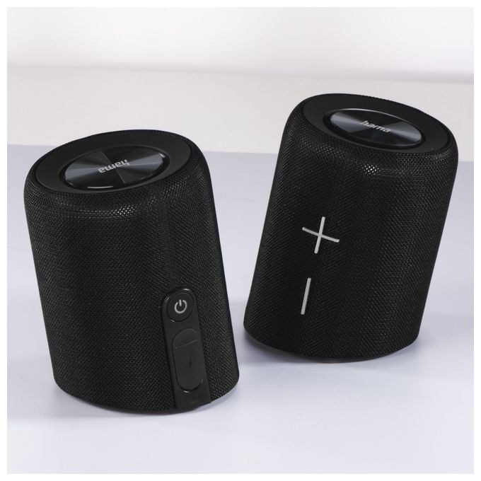30 W Bluetooth Lautsprecher IP67 Laufzeit bis 10 h  188222 Twin 3.0 (Schwarz) 