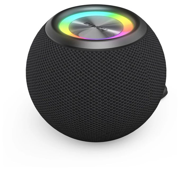5 W Bluetooth Lautsprecher Laufzeit bis 10 h  188237 Ball Shape (Schwarz) 