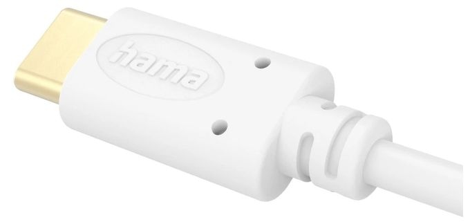0,48 Gbit/s Stecker Rundkabel USB C auf USB C 1,5 m  201704 (Weiß) 