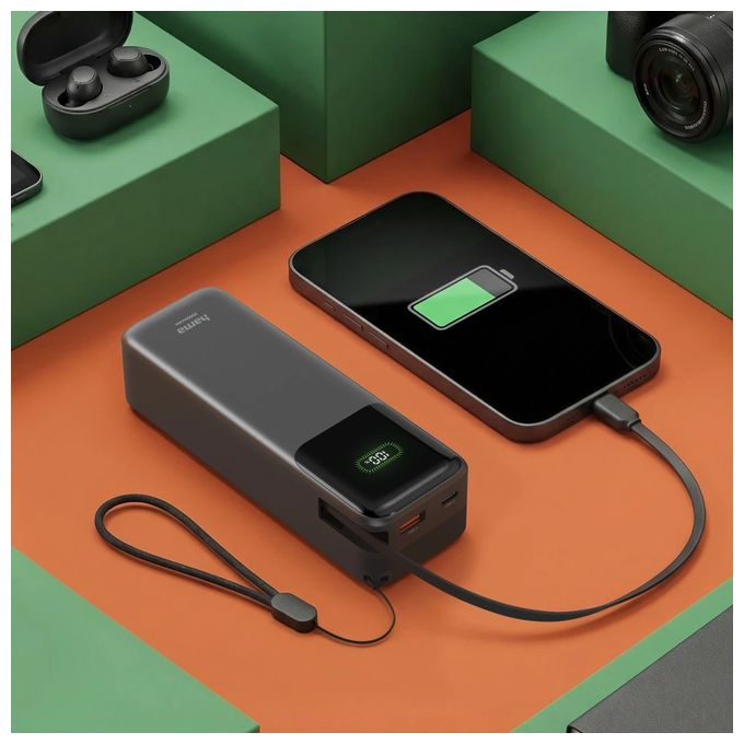 20000 mAh Powerbank USB Typ-C  201785 Roll Up 20 (Anthrazit) 