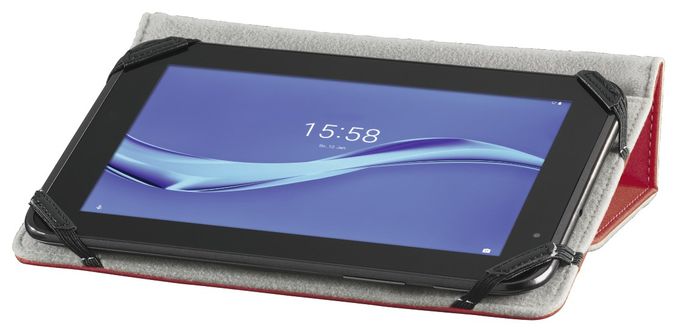 Folio aus Kunststoff für Jede Marke 9.5" - 11" bis 27,9 cm (11") mit Nicht zutreffend (Rot) 216431 Strap 