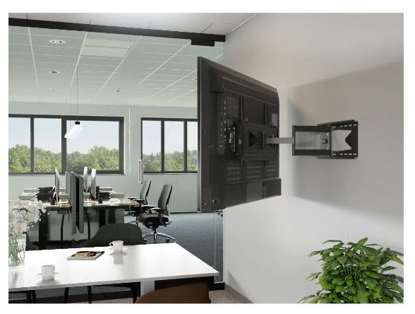 Wand Halterung 180° bis 2,03 m (80") 40 kg -10 - 5° neigbar 220863 schwenkbare 