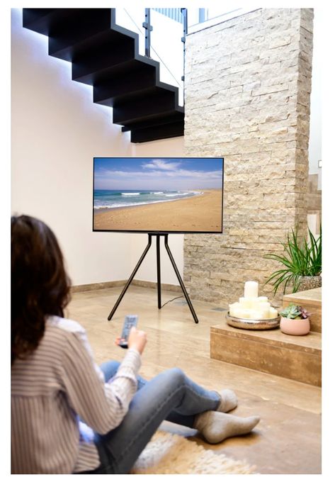 Flur Halterung bis 190,5 cm (75") 40 kg 220870 TV-Ständer, Staffelei freistehend, höhenverstellbar, 191 cm (75) 