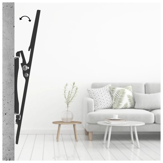 Wand Halterung 0° bis 190,5 cm (75") 35 kg -10 - 0° neigbar 220915 Tilt 