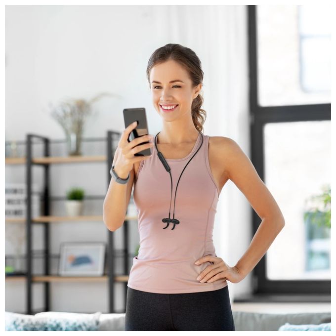 In-Ear Bluetooth Kopfhörer kabellos 6 h Laufzeit  221777 Freedom Run III (Schwarz) 