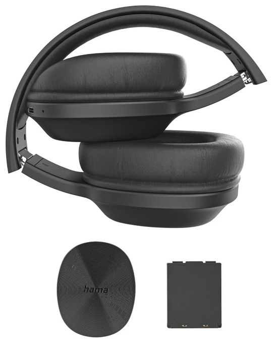 Over Ear Bluetooth Kopfhörer kabellos 60 h Laufzeit USB Typ-C  221821 Spirit Calypso X (Schwarz) 
