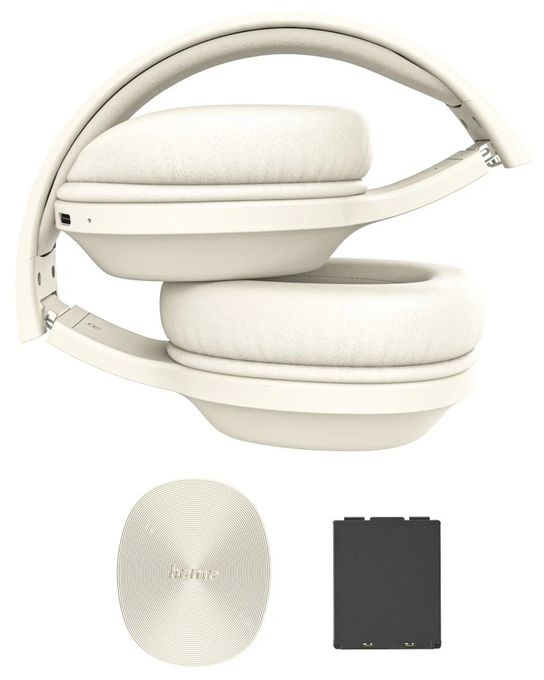 Over Ear Bluetooth Kopfhörer kabellos 60 h Laufzeit USB Typ-C  221822 Spirit Calypso X (Beige) 