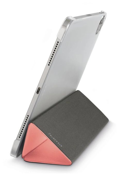 Folio aus Kunststoff für Apple iPad Pro 11" (2024) bis 27,9 cm (11") Schmutzabweisend, Staubresistent, Kratzresistent (Koralle, Transparent) 222085 Fold Clear 
