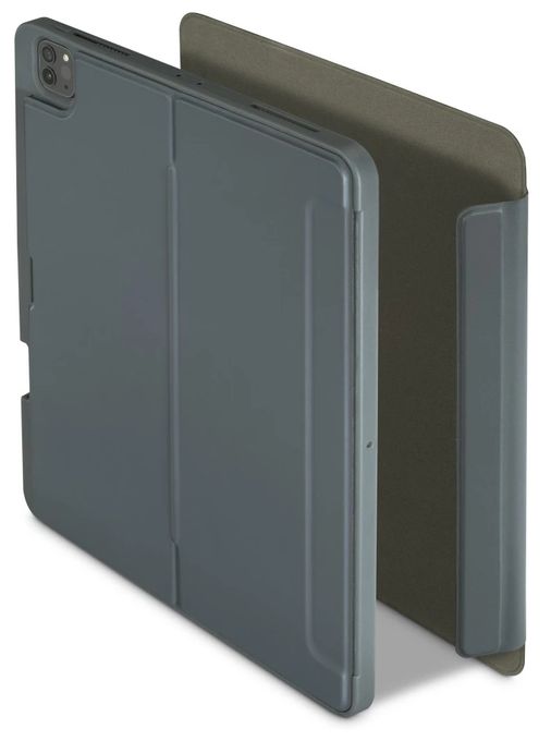 Folio aus Kunststoff für Apple iPad Pro 13" (2024) bis 33 cm (13") Schmutzabweisend, Staubresistent, Kratzresistent mit Magnetverschluss (Grau) 227049 Stand Folio 