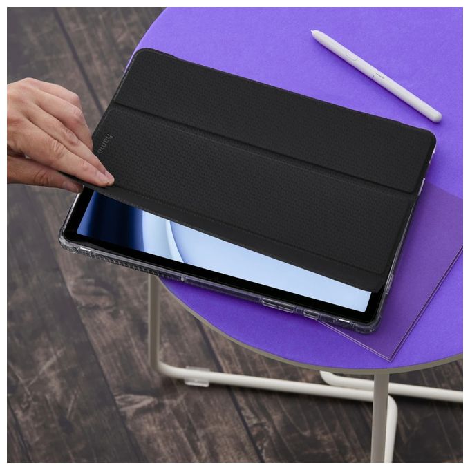 Folio aus Kunststoff für Samsung Galaxy Tab A11+ / A9+ bis 27,9 cm (11") Stoßfest, Fallbeständigkeit, Staubresistent, Kratzresistent, Splitterfrei, Stoßfest (Schwarz) 227092 Extreme Protect 