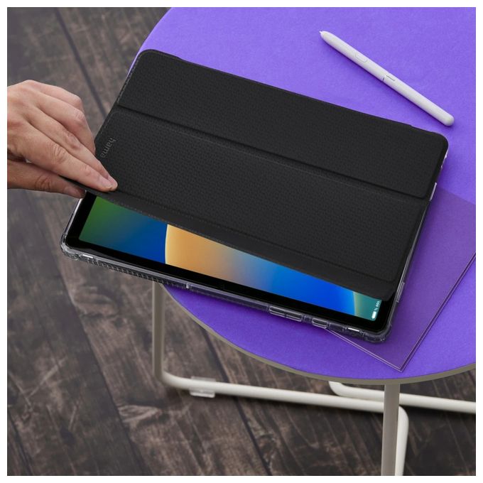 Folio aus Kunststoff für Apple iPad 11"(25) / 10.9" (22) bis 27,9 cm (11") Abnutzungsresistent, Stoßfest, Fallbeständigkeit, Staubresistent, Schlagfest, Kratzresistent, Splitterfrei, Stoßfest (Schwarz) 227099 Extreme Protect 