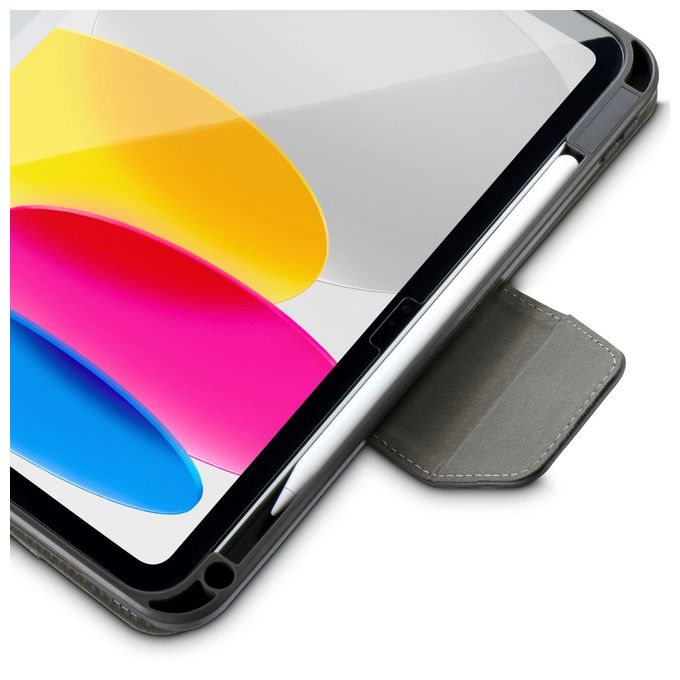 Folio aus Kunststoff für Apple iPad 11" (2026/2025)/iPad 10,9" (2022) bis 27,9 cm (11") Schlagfest, Kratzresistent mit Magnetverschluss (Anthrazit) 231045 Rotation 