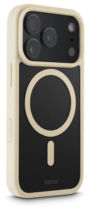 Cover für Apple iPhone 17 Pro  232406 Frame Protect (Beige, Transparent) 