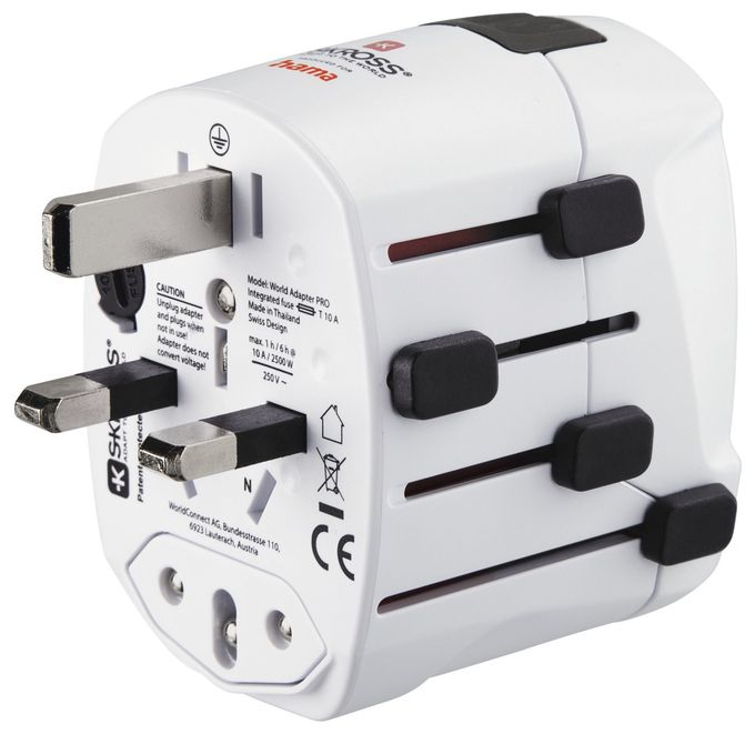World Travel Pro Reiseadapter für bis zu 150 Länder 