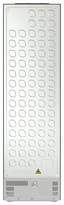 253 l / 130 l Kühl-Gefrierkombi freistehend NoFrost 116,25 kWh Jahr (Grau, Edelstahl, Dunkles Grau) RB5P410SACA 