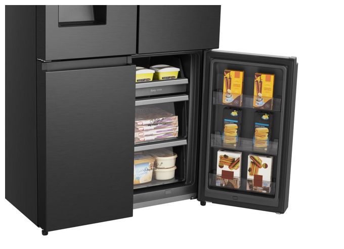 Side-by-Side Kühl-/ Gefrierkombination 352 l / 188 l 352 kWh NoFrost 1785 mm x 914 mm  RQ760N4SBFE (Schwarz) 