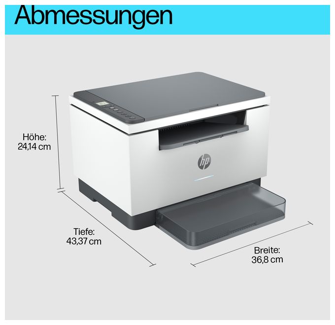 A4 Laser Drucker 600 x 600 DPI 29 Seiten pro Minute LaserJet MFP M234dw All in One 