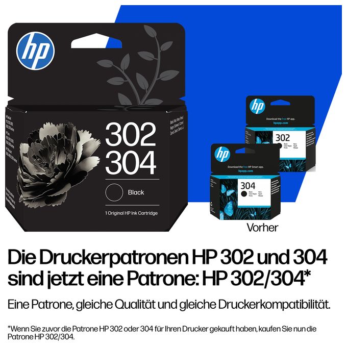 originale Druckerpatronen Schwarz 120 Seiten Nr.302/304 