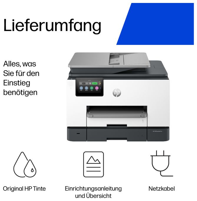 OfficeJet Pro 9132e Wireless All-in-One Farbe Drucker, Instant Ink; Beidseitiger Druck 