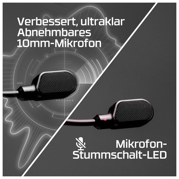 Over-Ear Gaming Kopfhörer kabelgebunden USB Typ-C  Cloud III Gaming (Schwarz/Rot) 