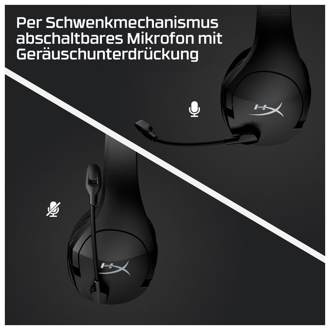 Over Ear Kopfhörer kabellos  Cloud Stinger Core (Schwarz) 