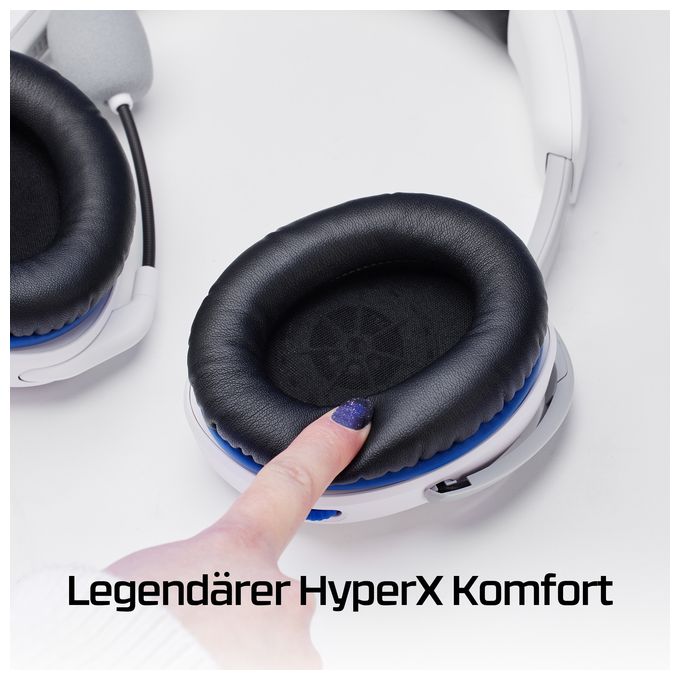 Over Ear Kopfhörer kabelgebunden  Cloud Stinger II (Weiß) 