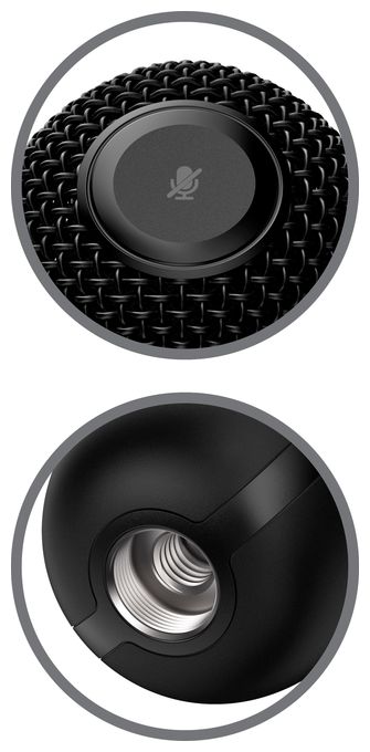 Kabelgebunden PC-Mikrofon USB  SoloCast (Schwarz) 